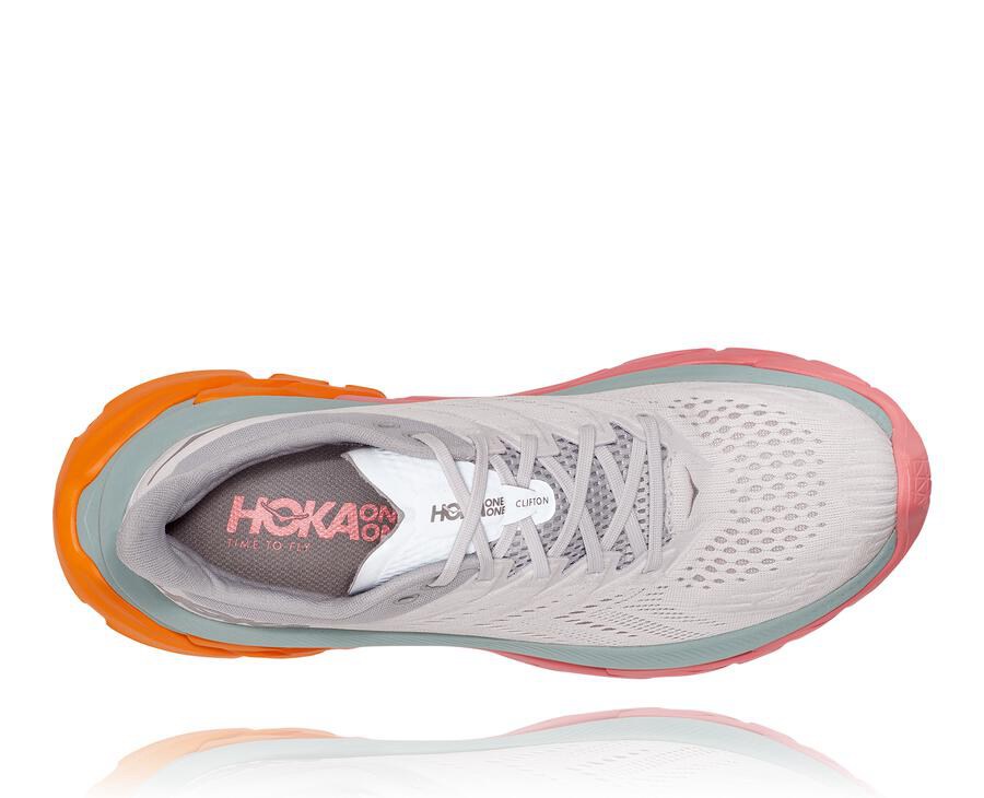 Hoka Australia One One Clifton Edge - Mens Running Shoes White - NBGYS-9810